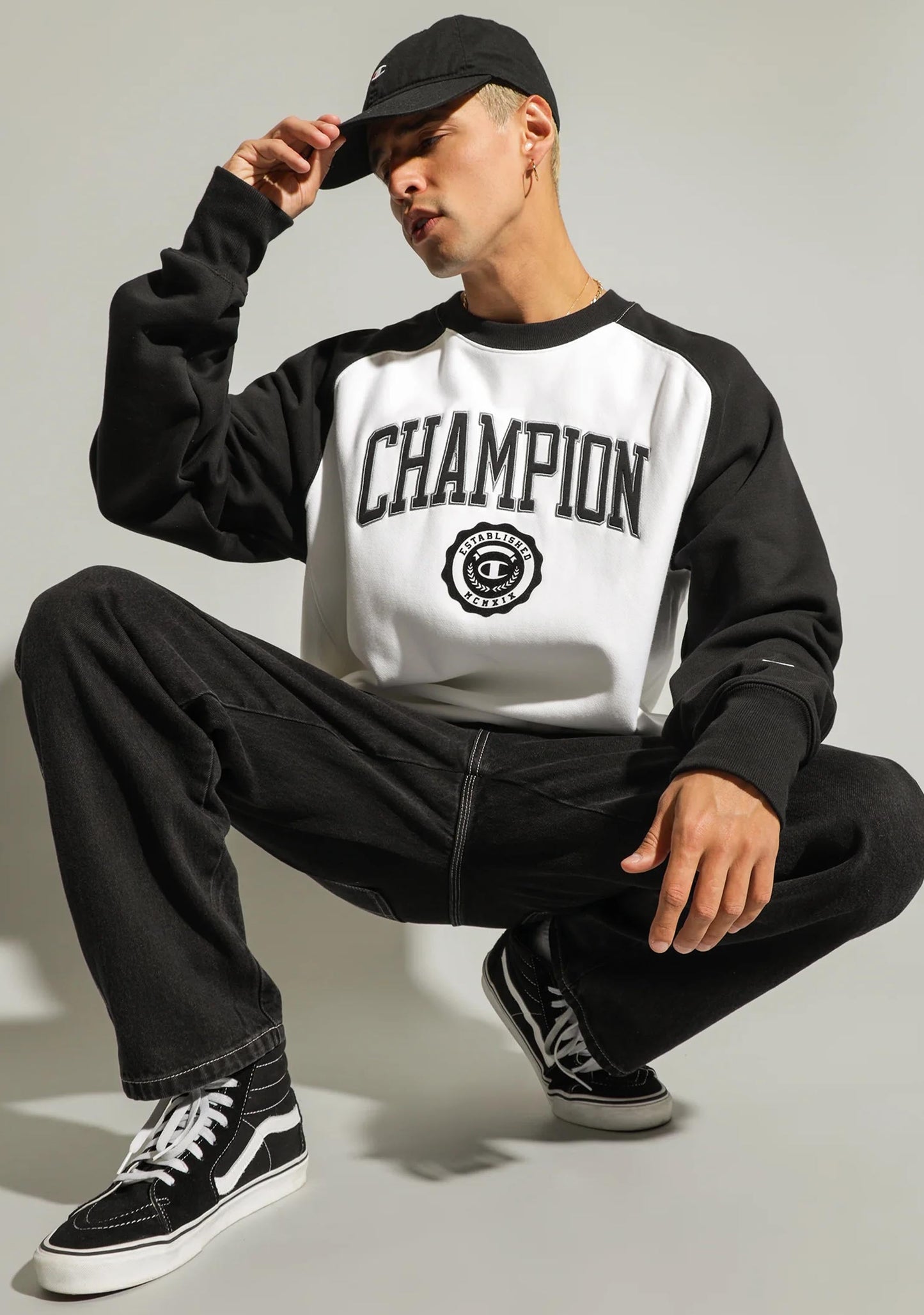 Champion Men's Reverse Weave RAG Crew Archive