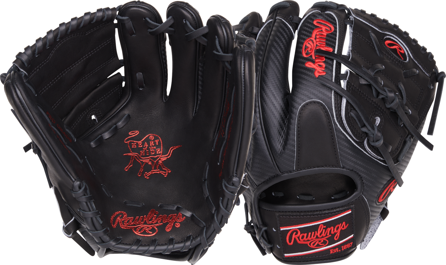 Rawlings Heart of the Hide PROR205-9BCFS Infield/Pitcher's Glove - 11.75