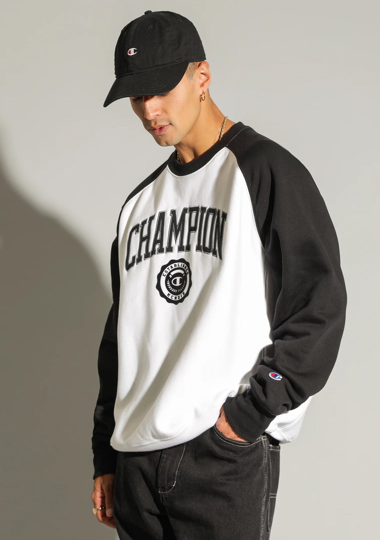 Champion Men's Reverse Weave RAG Crew Archive