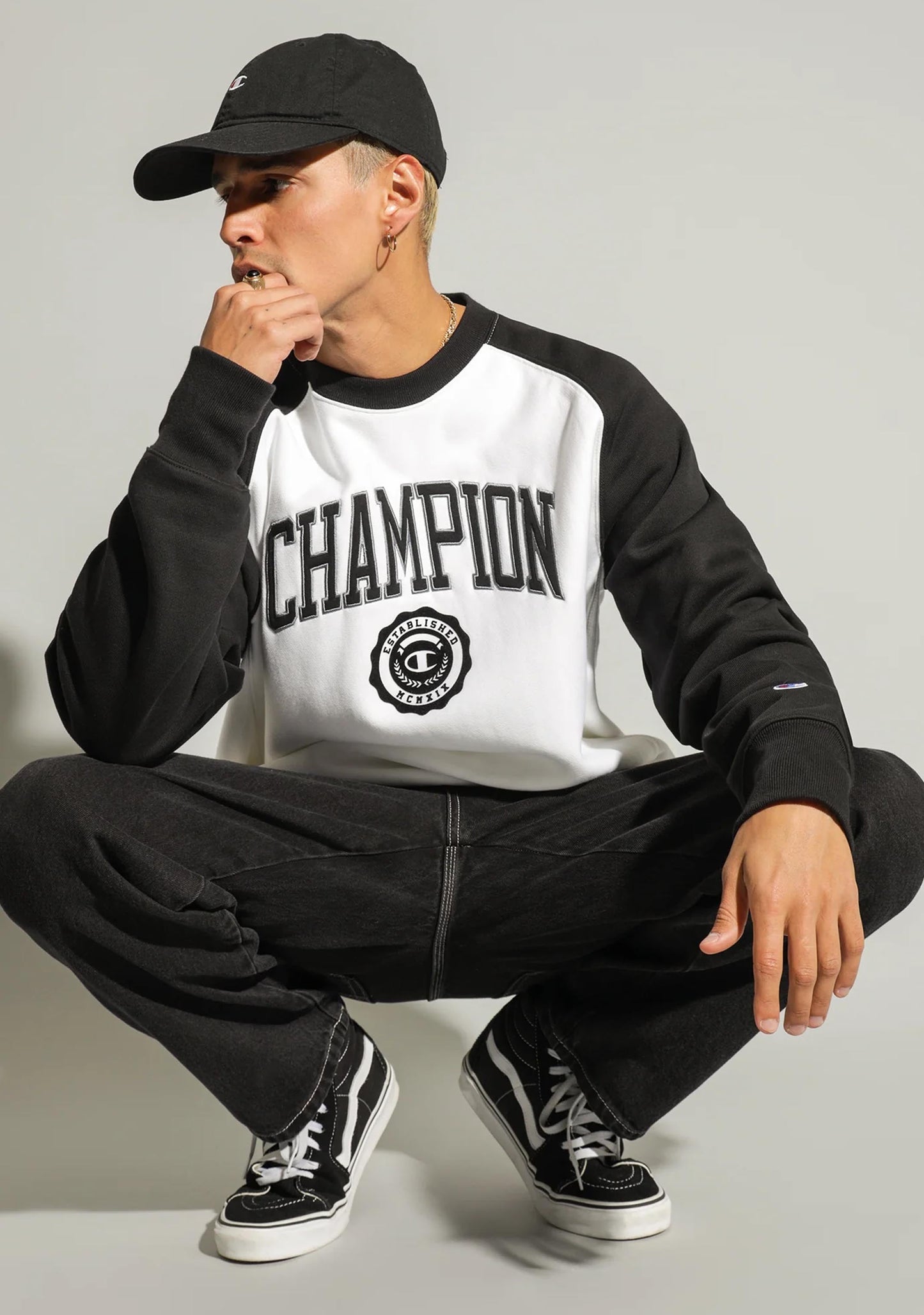 Champion Men's Reverse Weave RAG Crew Archive
