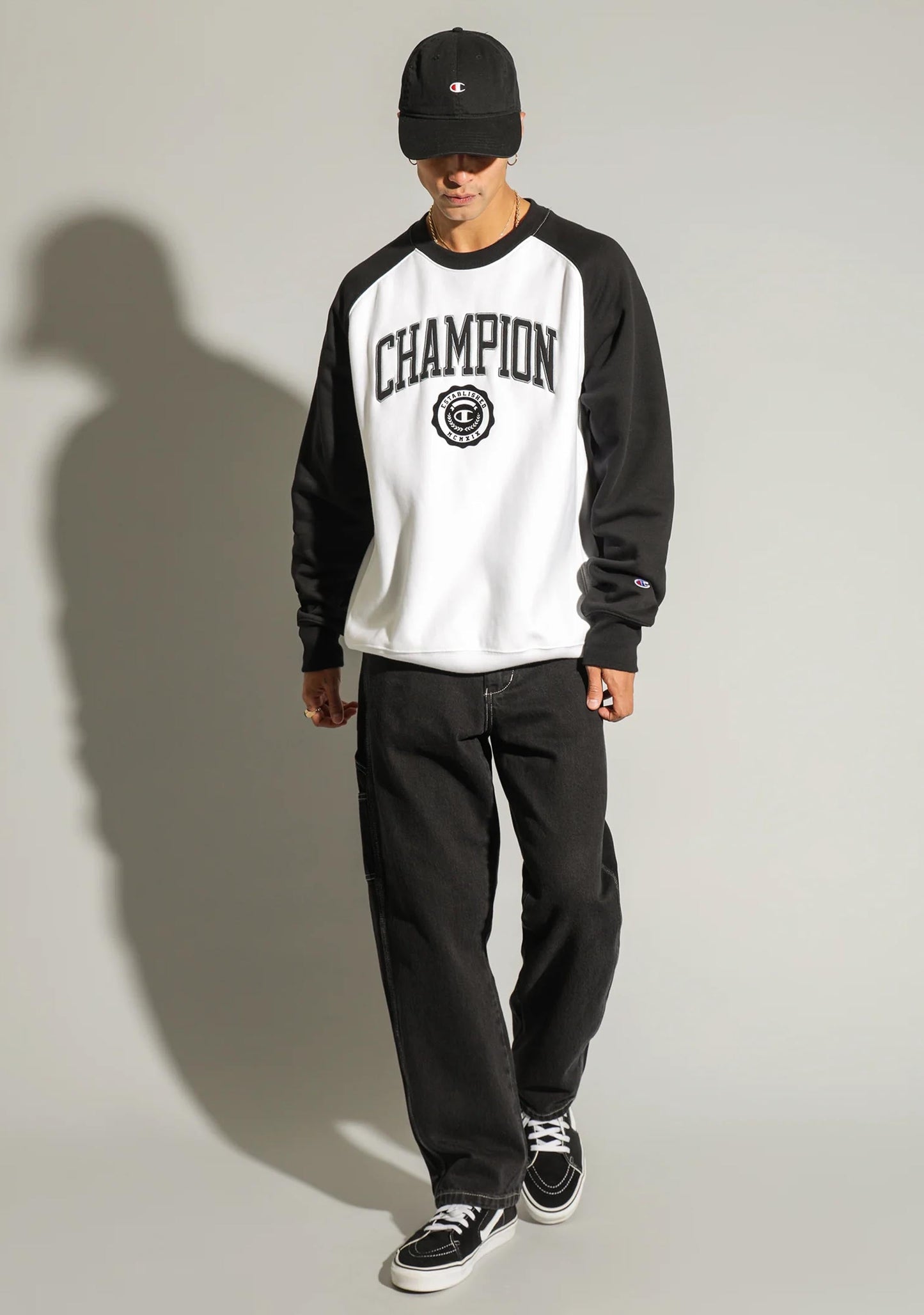 Champion Men's Reverse Weave RAG Crew Archive