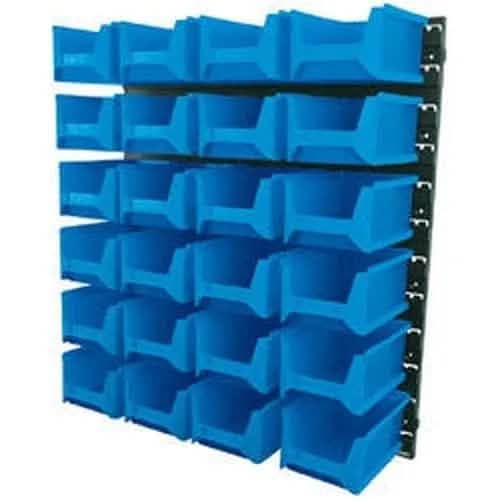 Draper 6797 24 Bin Wall Storage Unit, Large Bins Dr-06797